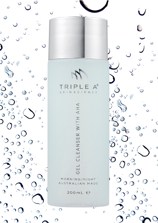 GEL CLEANSER WITH AHA - TRIPLE A SKIN SCIENCE