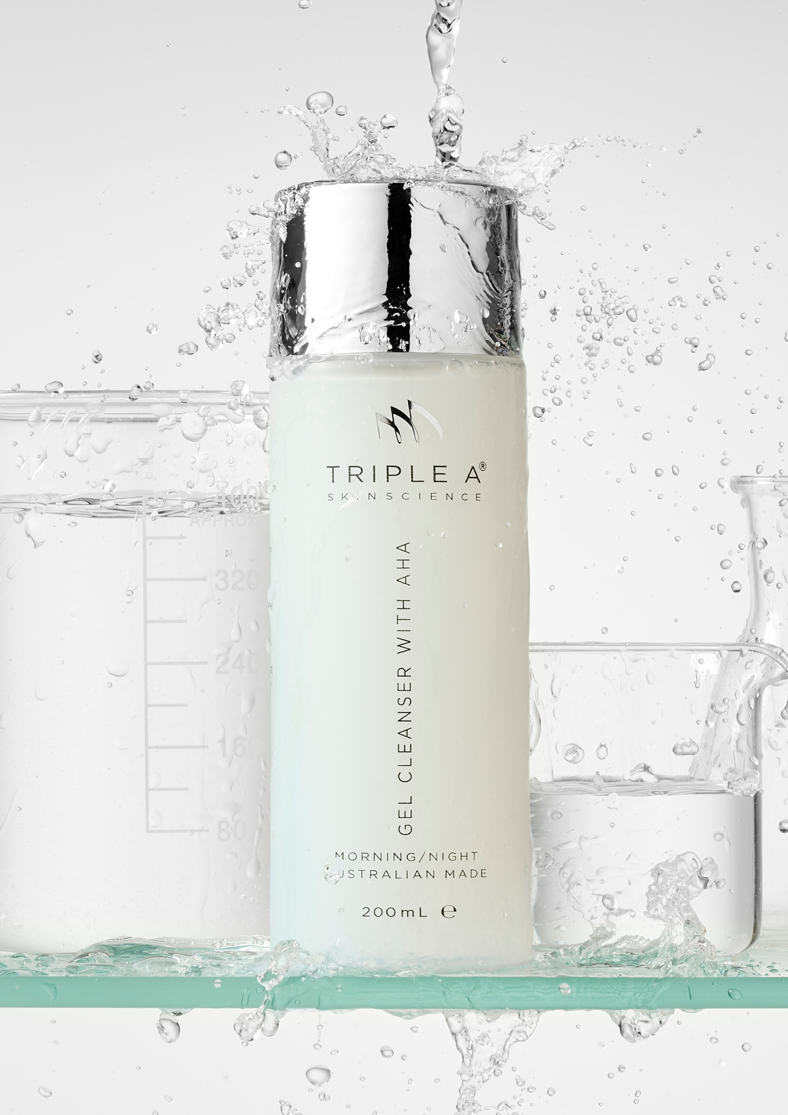 GEL CLEANSER WITH AHA - TRIPLE A SKIN SCIENCE 
